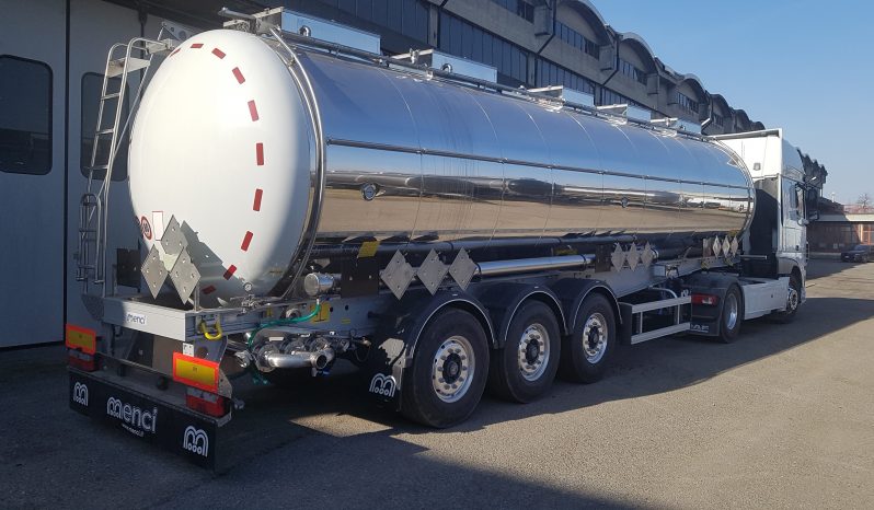 CISTERNA INOX AISI 316 PER TRASPORTO MATERIE LIQUIDE PERICOLOSE IN REGIME ADR pieno