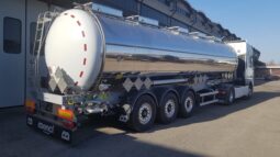 CISTERNA INOX AISI 316 PER TRASPORTO MATERIE LIQUIDE PERICOLOSE IN REGIME ADR pieno